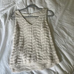 Madewell Scalloped Crochet Top